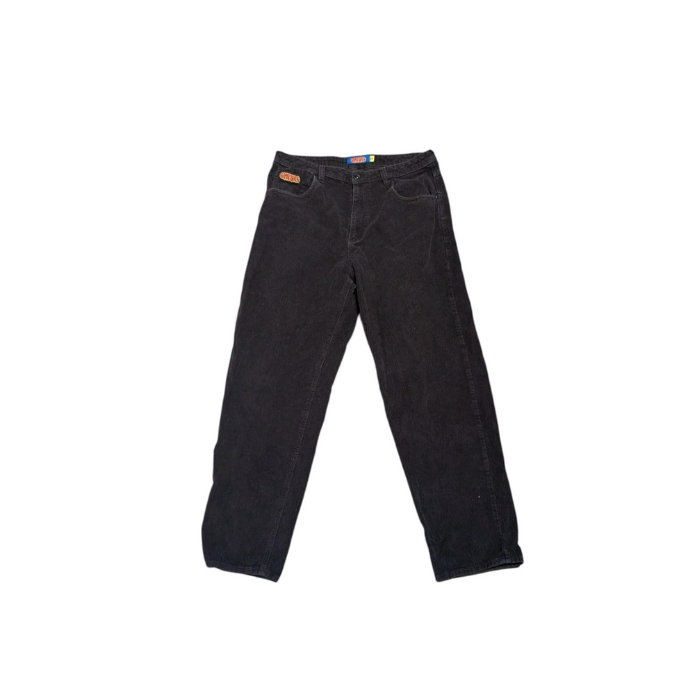 Empyre Brown Corduroy Pants Mens 34 Y2K Skate Relaxed Fit